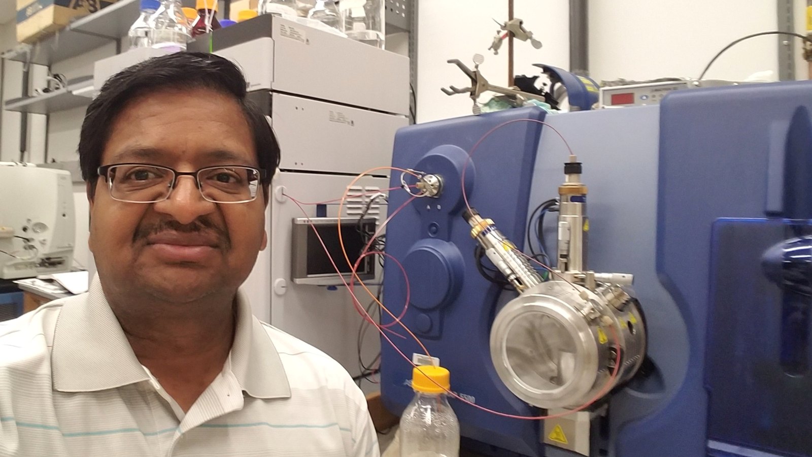 Sanjay K. Gupta in a scientific laboratory